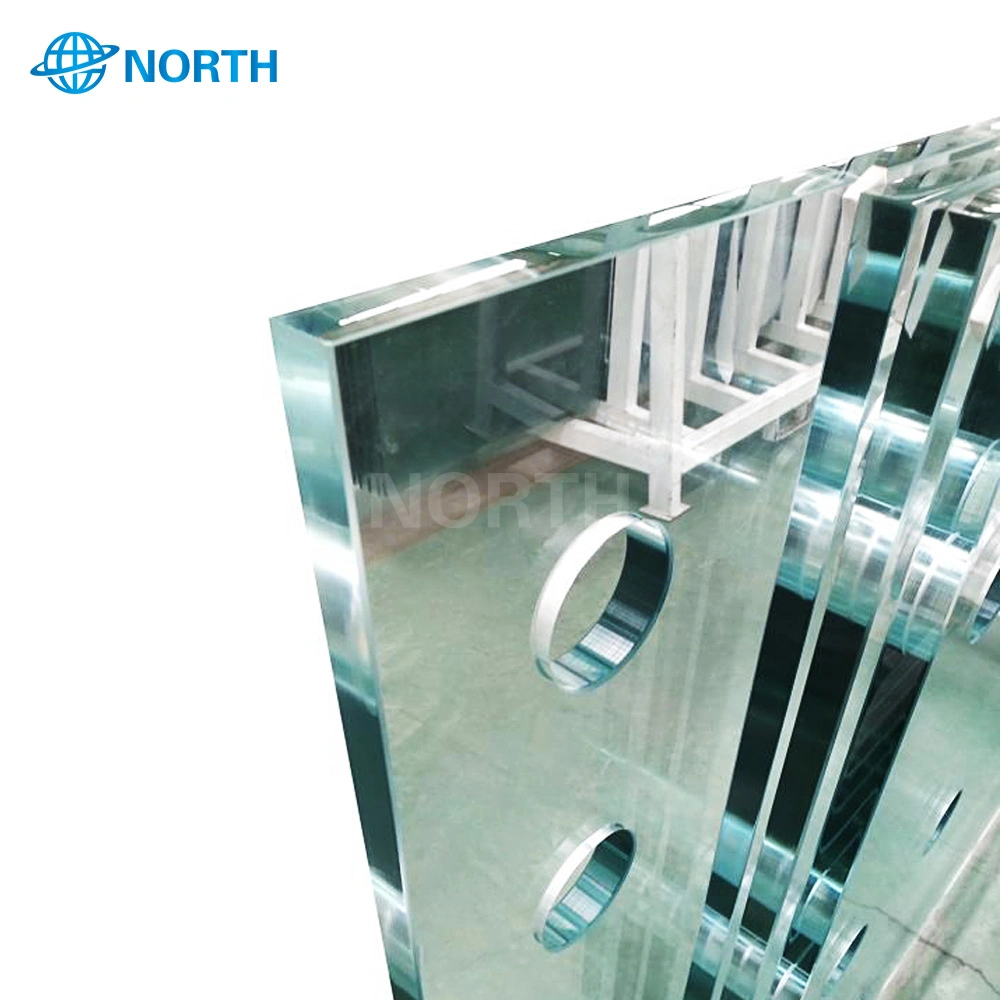 4-19mm Ultra Clear Tinted Color Tempered Laminated Insulating Window/Exterior Wall/ Curtain Wall/Architectural/Building Glass with/Without Low E Coating