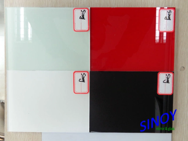 Sinolaco 2mm - 6mm Colorful Back Painted Glass / Lacquered Glass for Interior Applications, Manufactured by Sinoy Mirror Inc